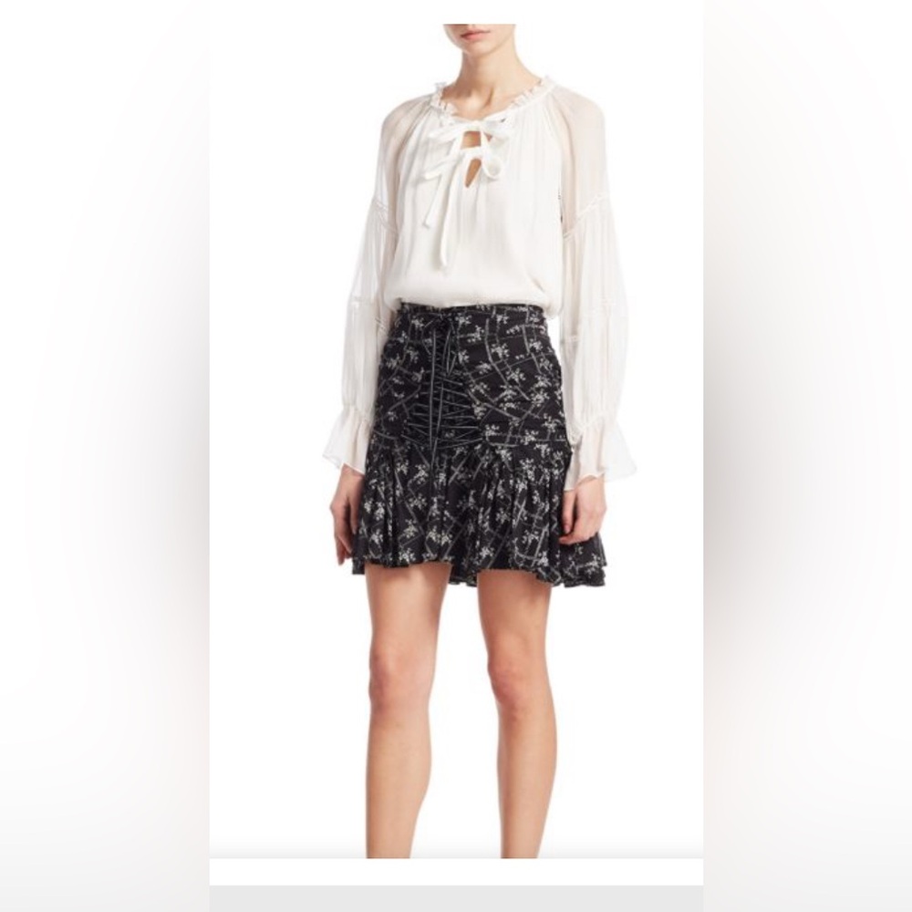 Cinq a Sept Floral Amelia Mini Skirt